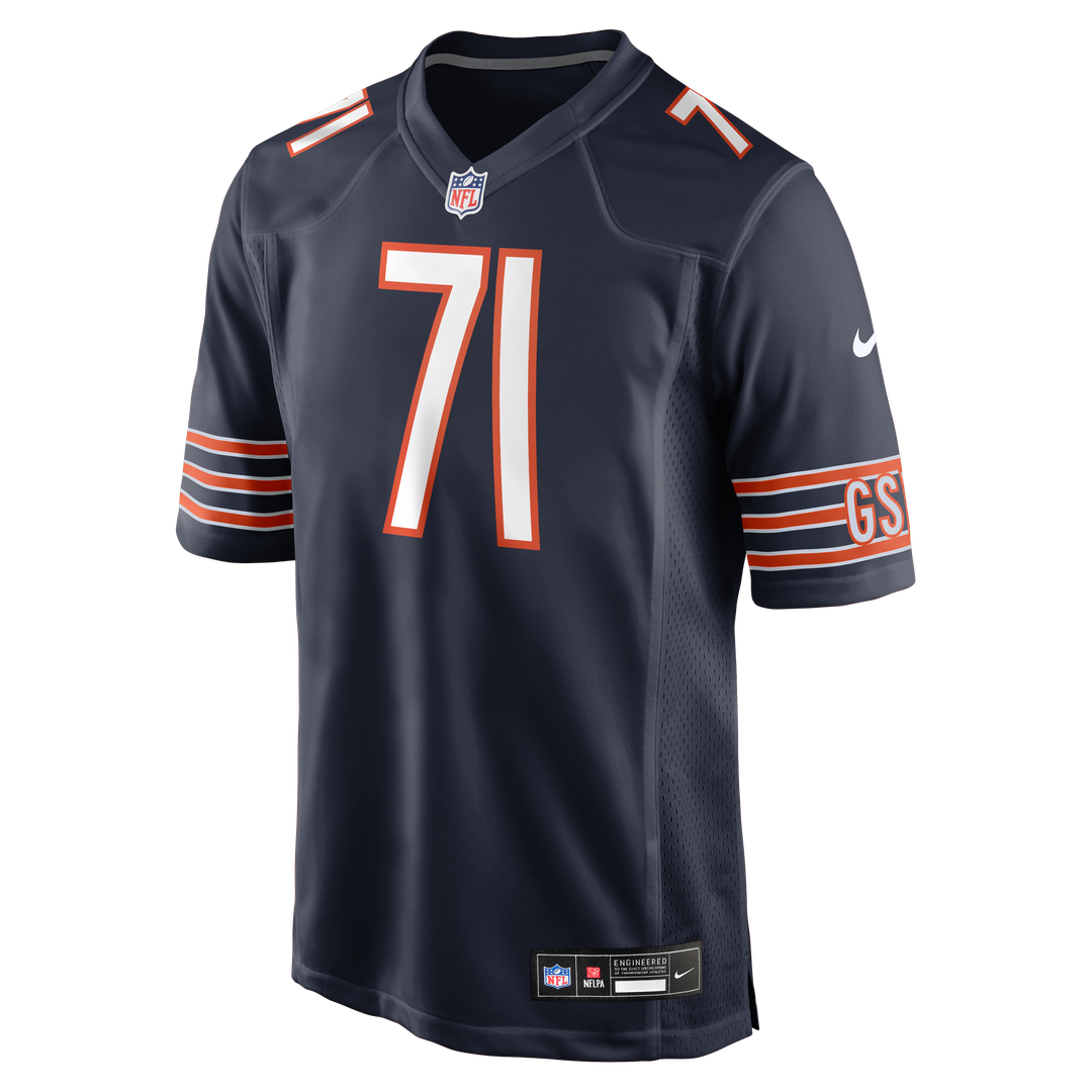 Chicago Bears Ryan Bates Nike Game Jersey - Navy