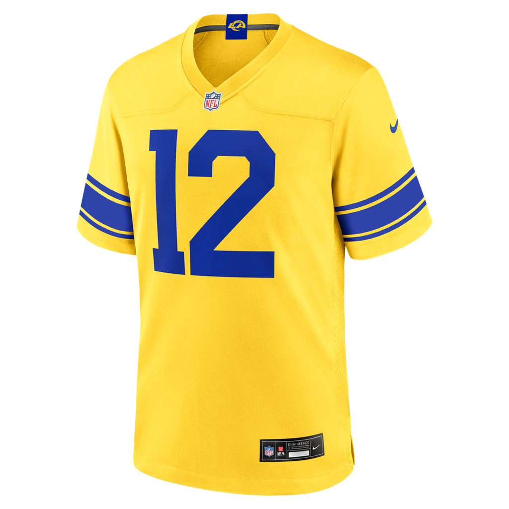 Los Angeles Rams Puka Nacua Nike White Game Player Jersey - White