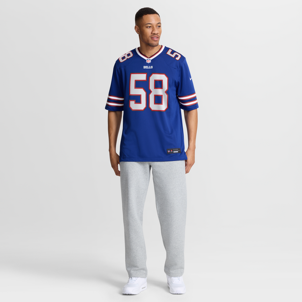 Buffalo Bills Matt Milano Nike Game Player Jersey - Royal
