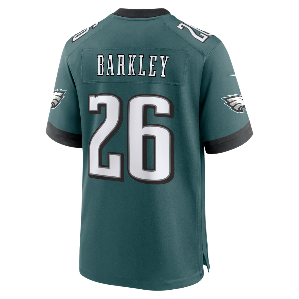 Philadelphia Eagles Saquon Barkley Nike Team Game Jersey - Midnight Green