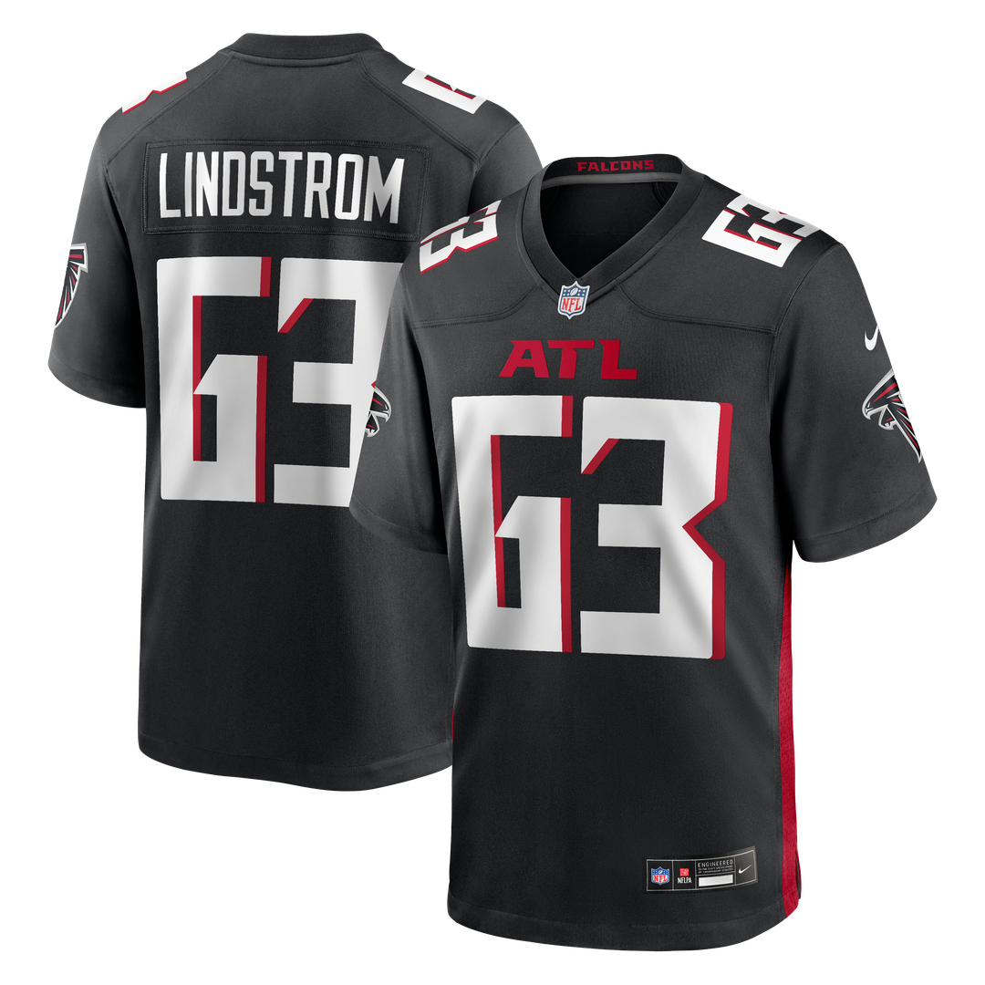 Atlanta Falcons Chris Lindstrom Nike Game Jersey - Black
