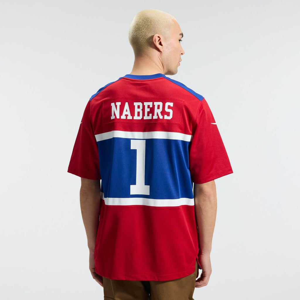 New York Giants Malik Nabers Nike Player Game Jersey - Royal