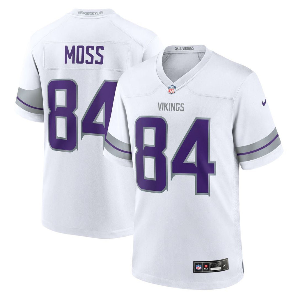 Minnesota Vikings Randy Moss Nike Alternate Retired Player Game Jersey - White