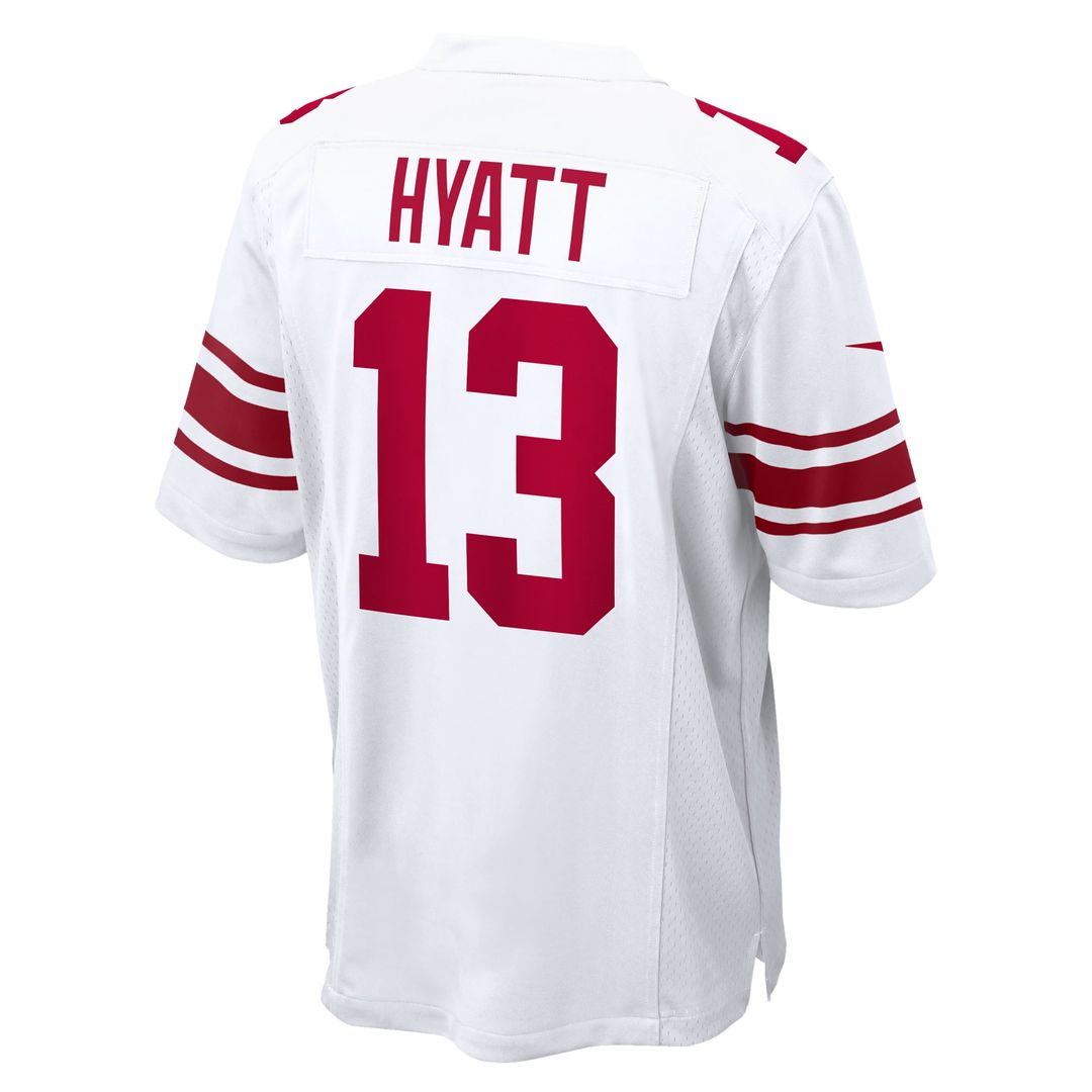 New York Giants Jalin Hyatt Nike Game Jersey - White
