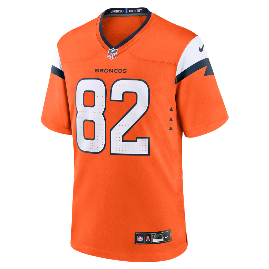 Denver Broncos Adam Trautman Nike Team Game Jersey - Orange
