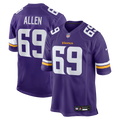 Minnesota Vikings Jared Allen Nike Retired Player Game Jersey - Purple