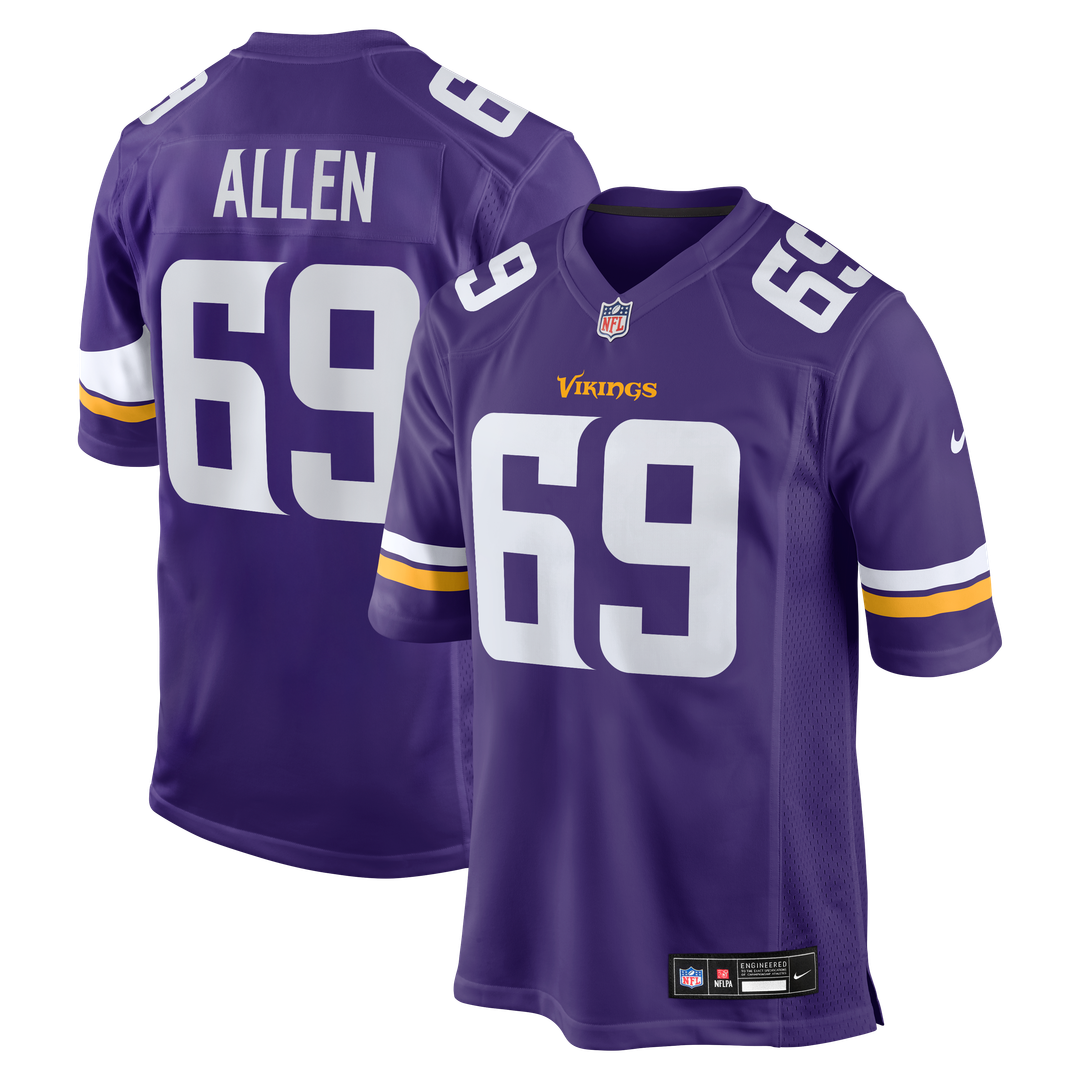 Minnesota Vikings Jared Allen Nike Retired Player Game Jersey - Purple