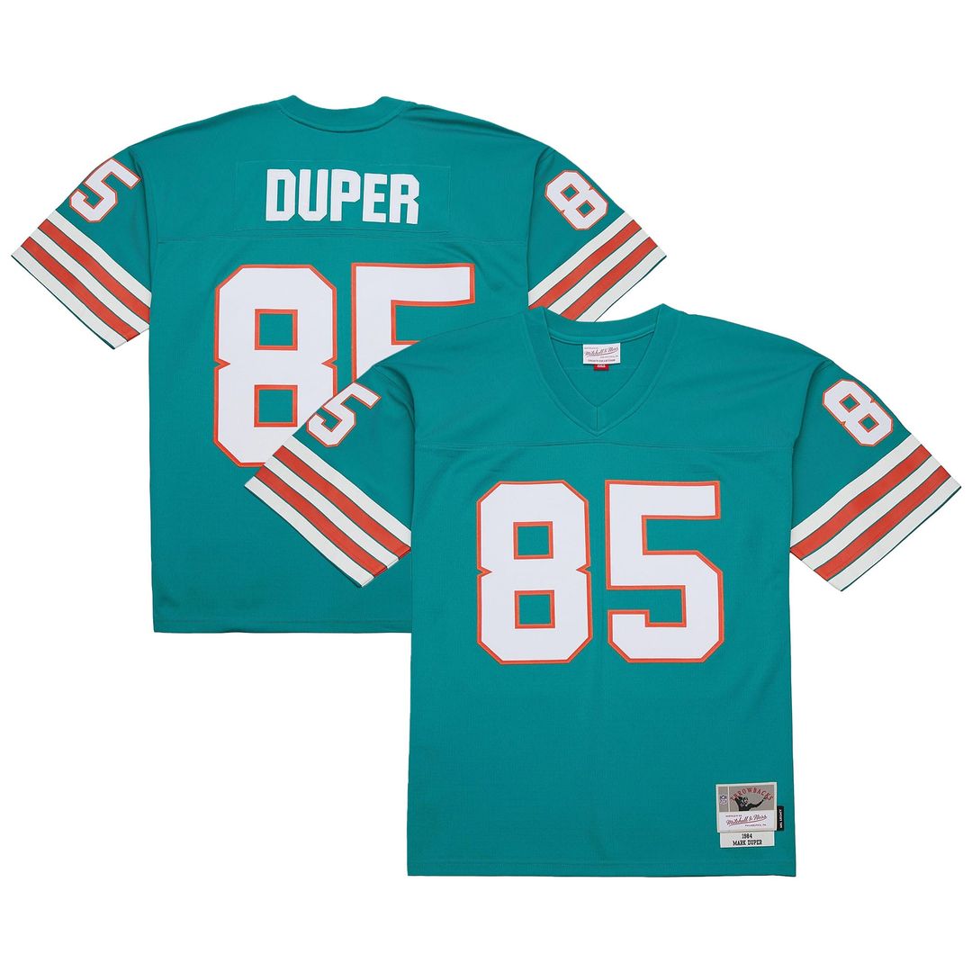 Miami Dolphins Mark Duper Mitchell & Ness Legacy Replica Jersey - Aqua