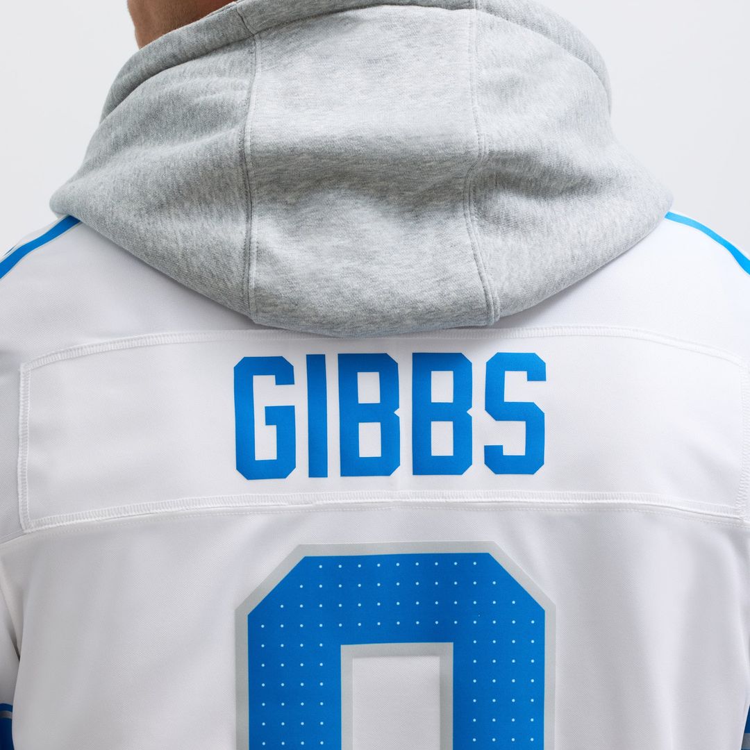 Detroit Lions Jahmyr Gibbs Nike 2nd Alternate Vapor F.U.S.E. Limited Jersey - Black