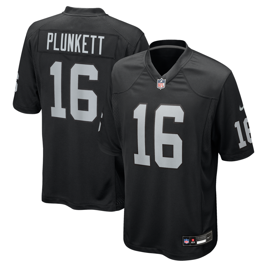 Las Vegas Raiders Jim Plunkett Nike Game Retired Player Jersey - Black