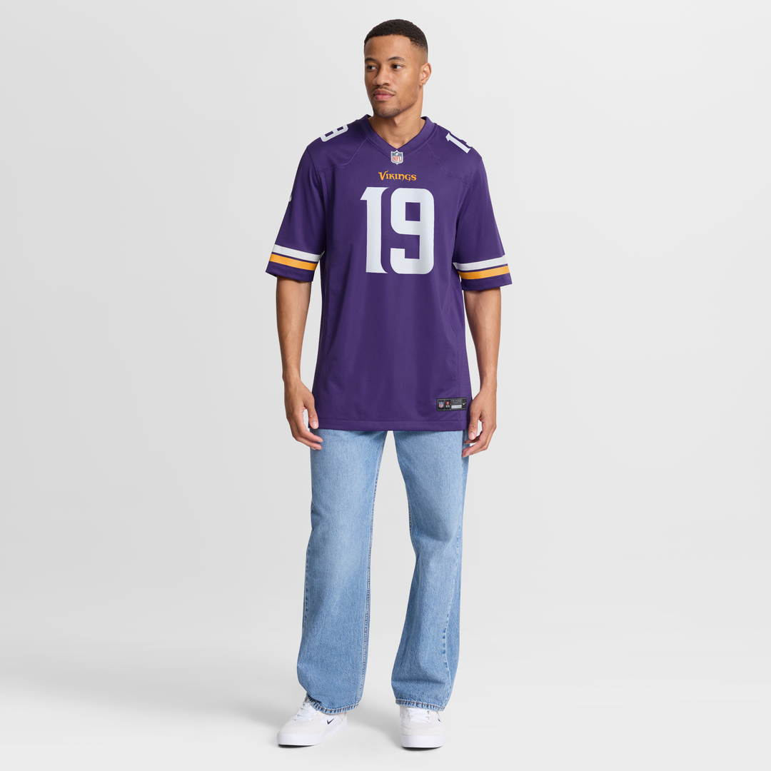 Minnesota Vikings Sean Mannion Nike Game Jersey - Purple