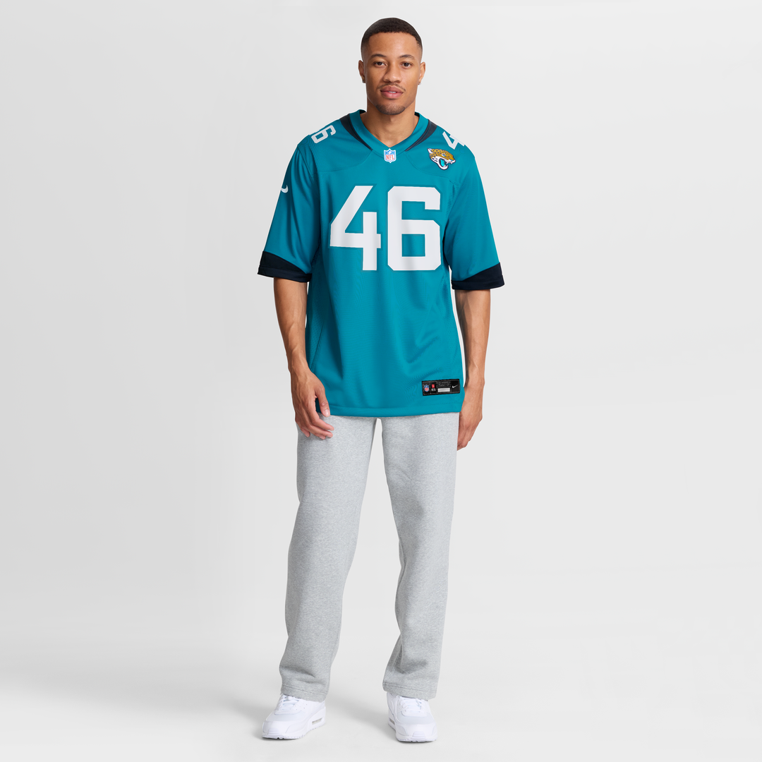 Jacksonville Jaguars Ross Matiscik Nike Game Jersey - Teal