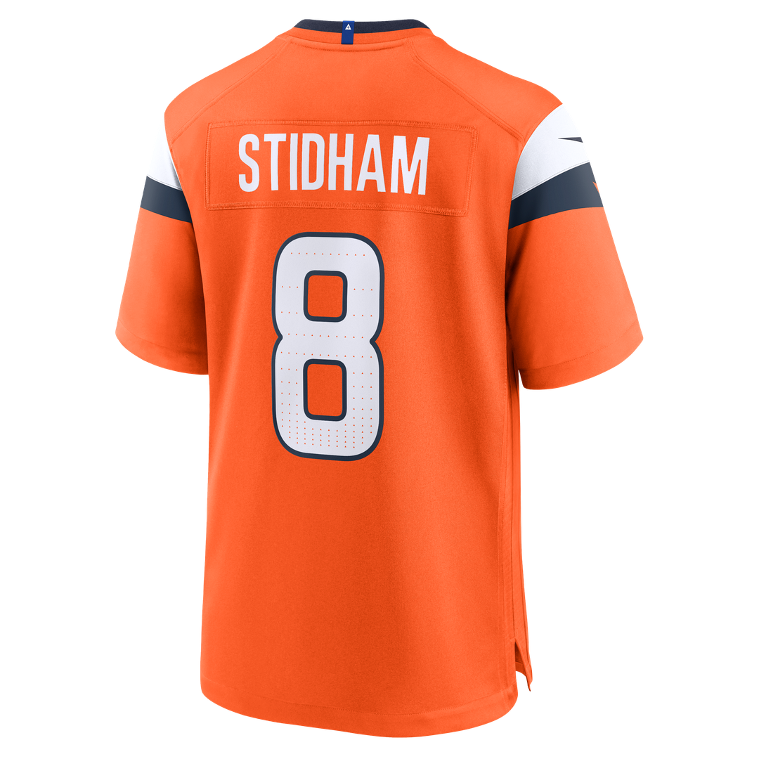 Denver Broncos Jarrett Stidham Nike Team Game Jersey - Orange