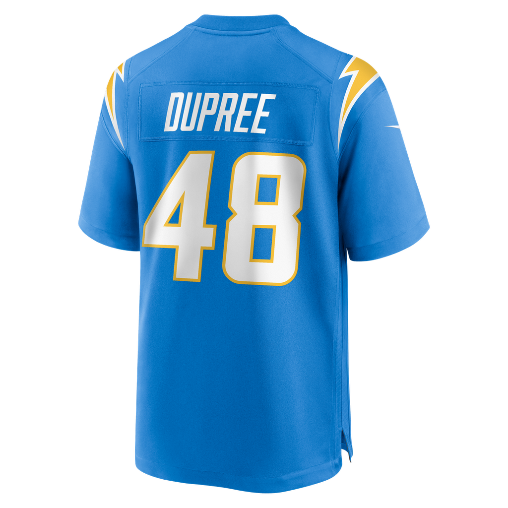 Los Angeles Chargers Bud Dupree Nike Team Game Jersey - Powder Blue
