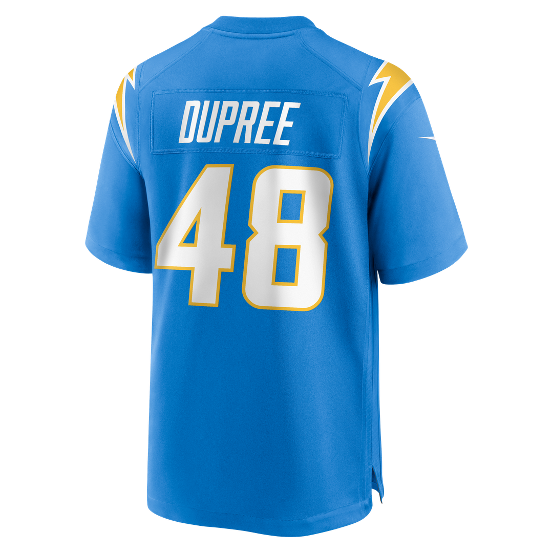 Los Angeles Chargers Bud Dupree Nike Team Game Jersey - Powder Blue
