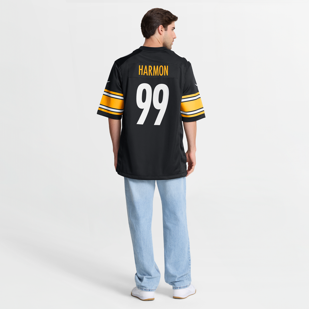 Pittsburgh Steelers Derrick Harmon Nike Game Player Jersey - Black
