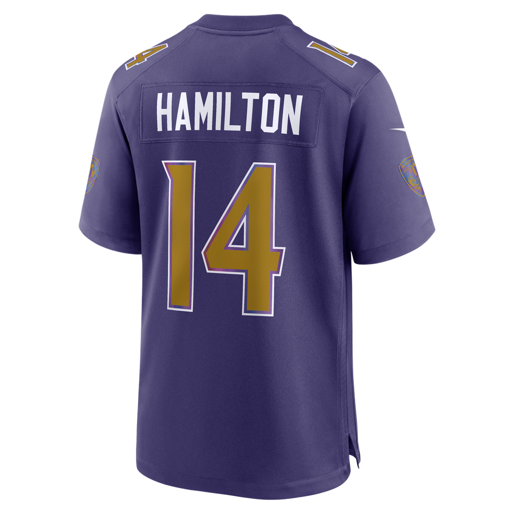 Baltimore Ravens Kyle Hamilton Nike Alternate Game Jersey - Black