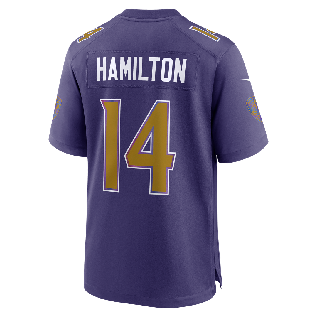 Baltimore Ravens Kyle Hamilton Nike Alternate Game Jersey - Black