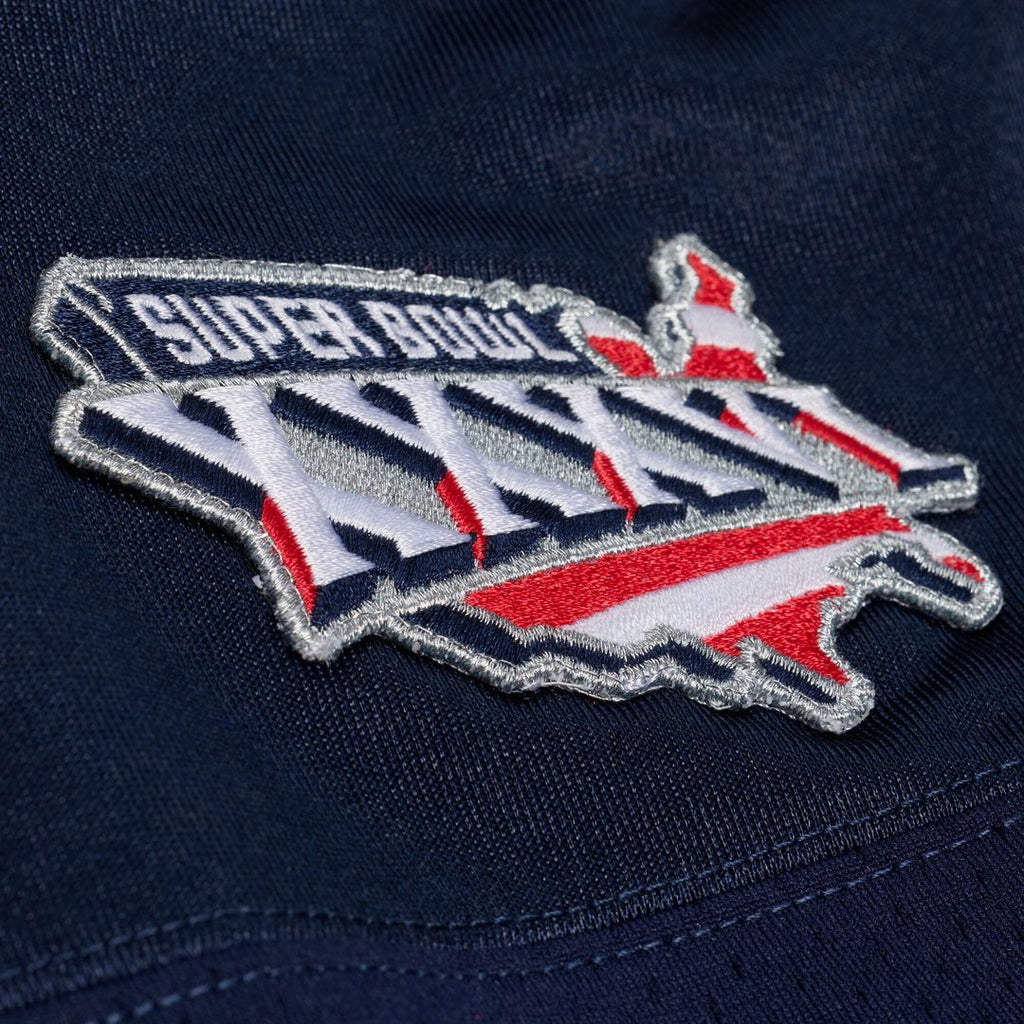 New England Patriots Tom Brady Mitchell & Ness Super Bowl XXXVI Authentic Throwback Jersey - Navy