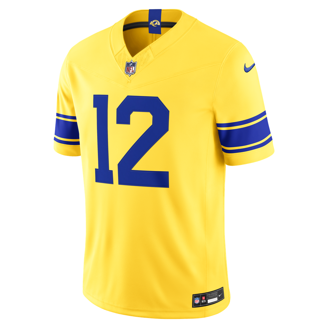 Los Angeles Rams Puka Nacua Nike Team Vapor F.U.S.E. Stitched Limited Jersey - Royal