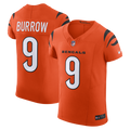 Cincinnati Bengals Joe Burrow Nike Team Vapor F.U.S.E. Elite Jersey - Orange