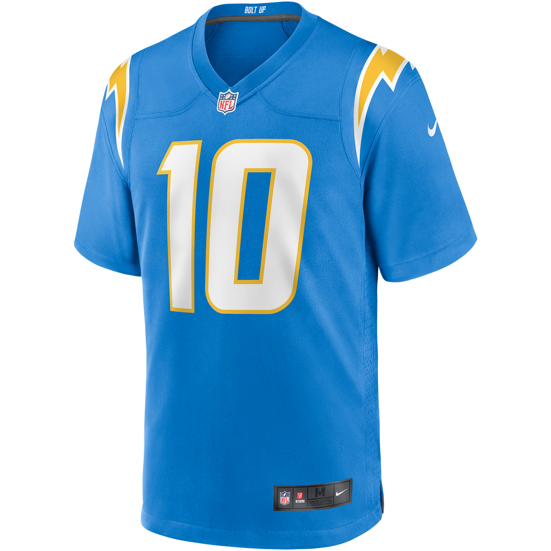Los Angeles Chargers Justin Herbert Nike Player Game Jersey - Powder Blue