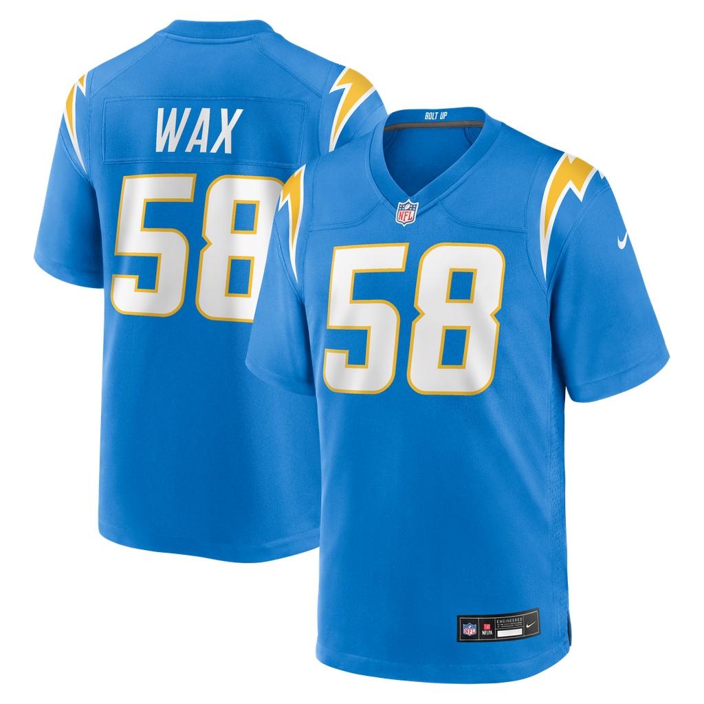 Los Angeles Chargers Marlowe Wax Nike Team Game Jersey - Powder Blue