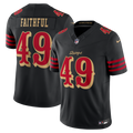 San Francisco 49ers The Faithful Nike Rivalries Collection Stitched Limited Jersey - Black