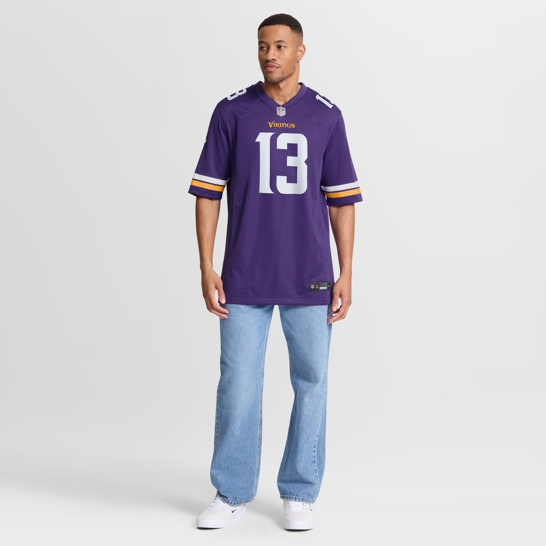 Minnesota Vikings Tai Felton Nike Team Game Jersey - Purple