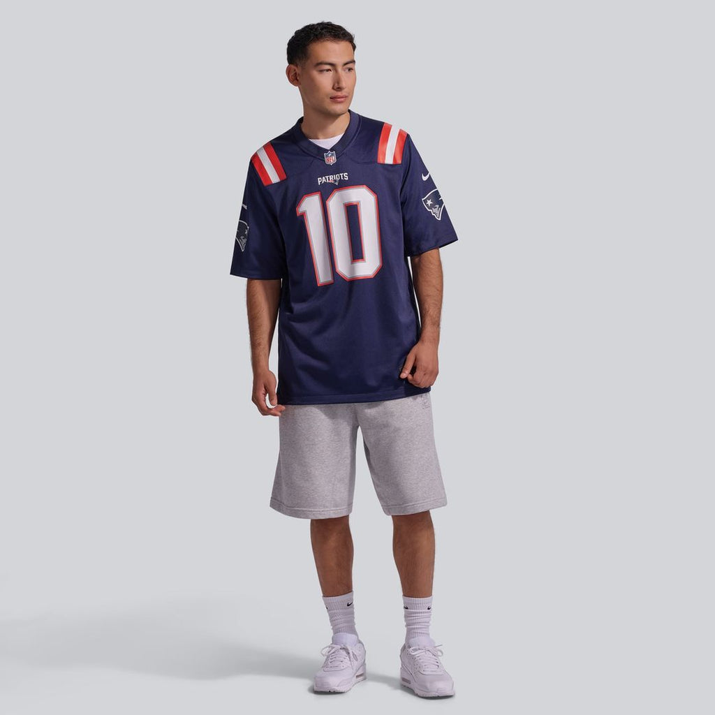 New England Patriots Drake Maye Nike Player Game Jersey - Navy