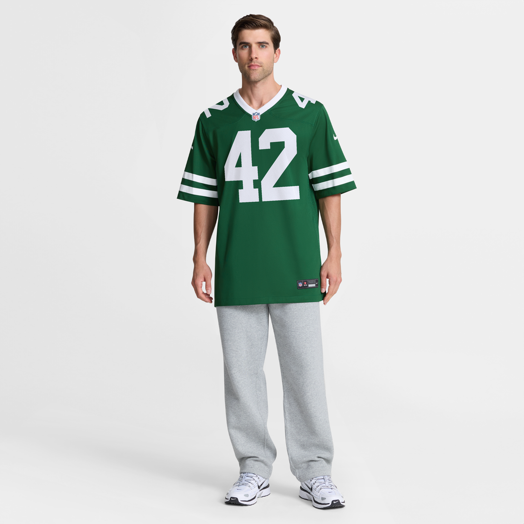New York Jets Thomas Hennessy Nike Team Game Jersey - Legacy Green