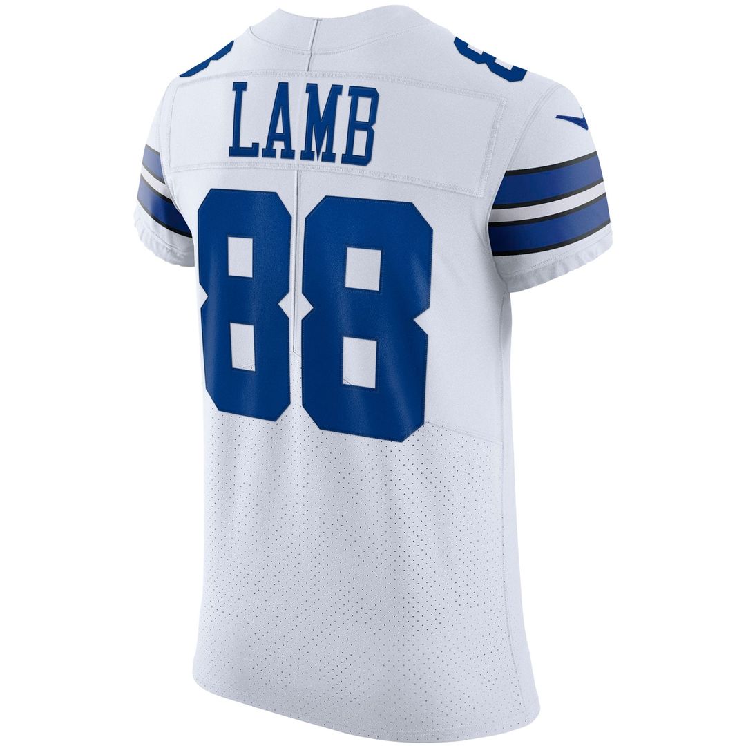 Dallas Cowboys CeeDee Lamb Nike Vapor Elite Jersey - White