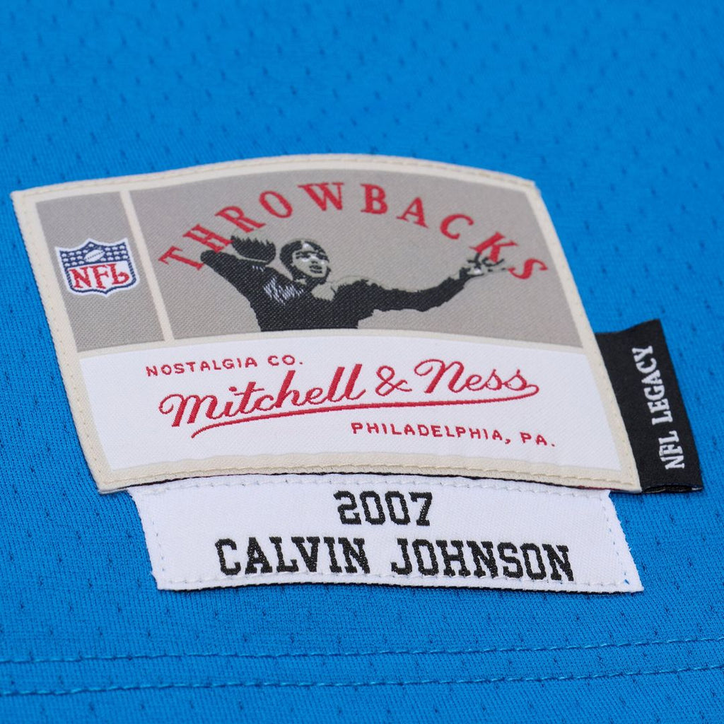 Detroit Lions Calvin Johnson Mitchell & Ness 2007 Legacy Replica Jersey - Blue