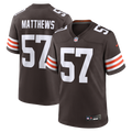 Cleveland Browns Clay Matthews Nike Game Retired Player Jersey - Brown