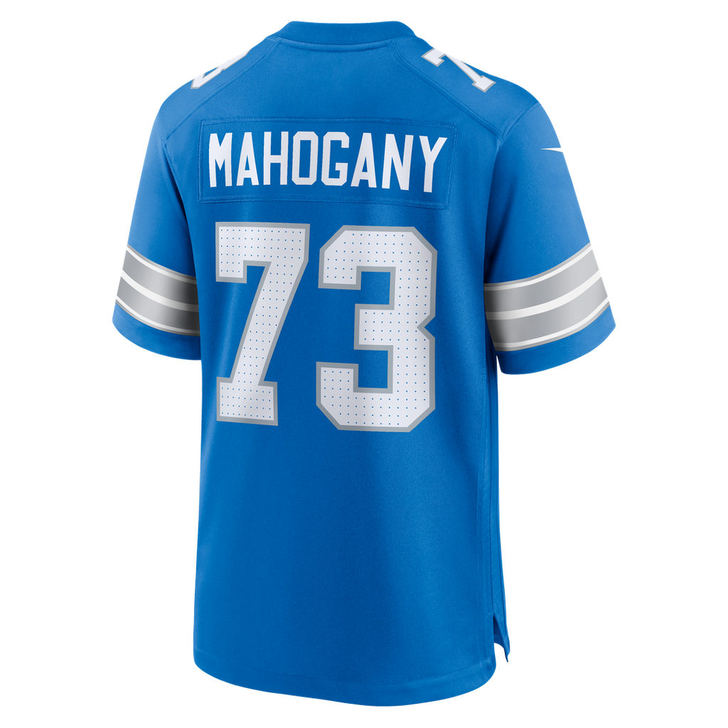 Detroit Lions Christian Mahogany Nike Team Game Jersey - Blue