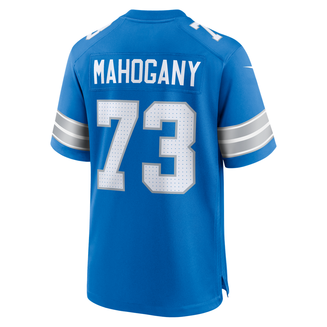 Detroit Lions Christian Mahogany Nike Team Game Jersey - Blue