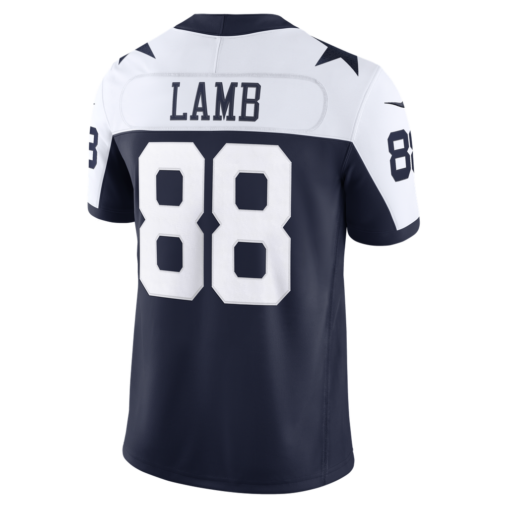 Dallas Cowboys CeeDee Lamb Nike Alternate Vapor F.U.S.E. Stitched Limited Jersey - Navy
