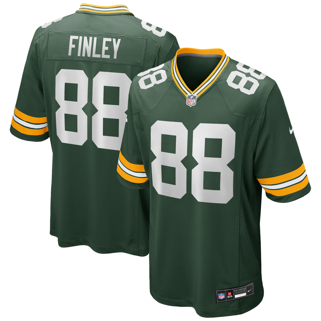 Green Bay Packers Jermichael Finley Nike Game Retired Player Jersey - Green
