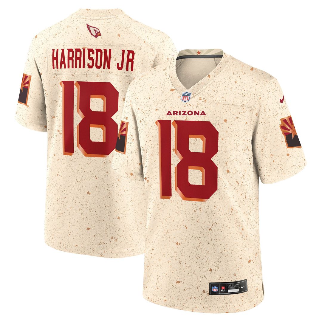 Arizona Cardinals Marvin Harrison Jr. Nike Rivalries Collection Game Jersey - Natural