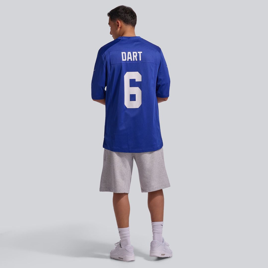 New York Giants Jaxson Dart Nike Alternate Century Red Game Jersey - Red