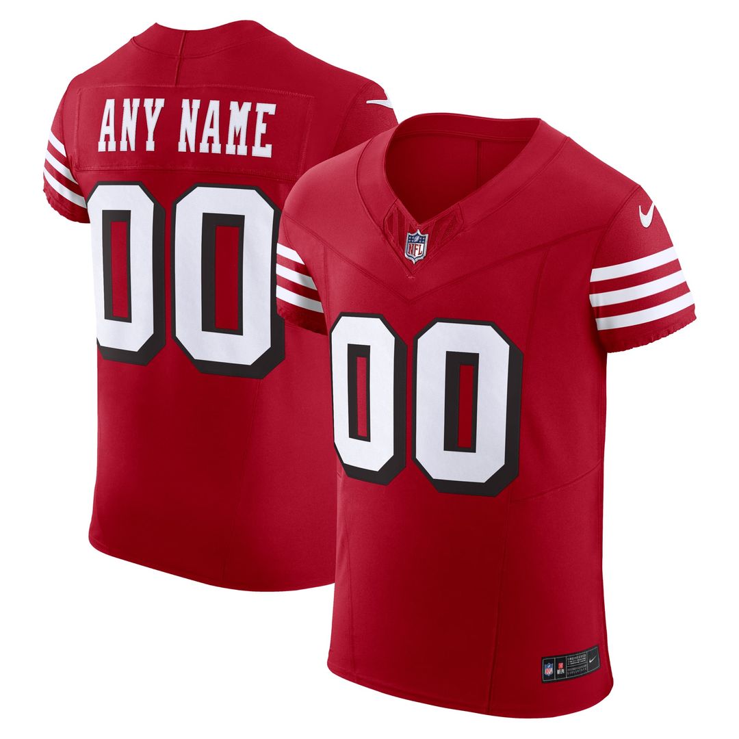 San Francisco 49ers Nike Vapor F.U.S.E. Elite Custom Jersey - Scarlet