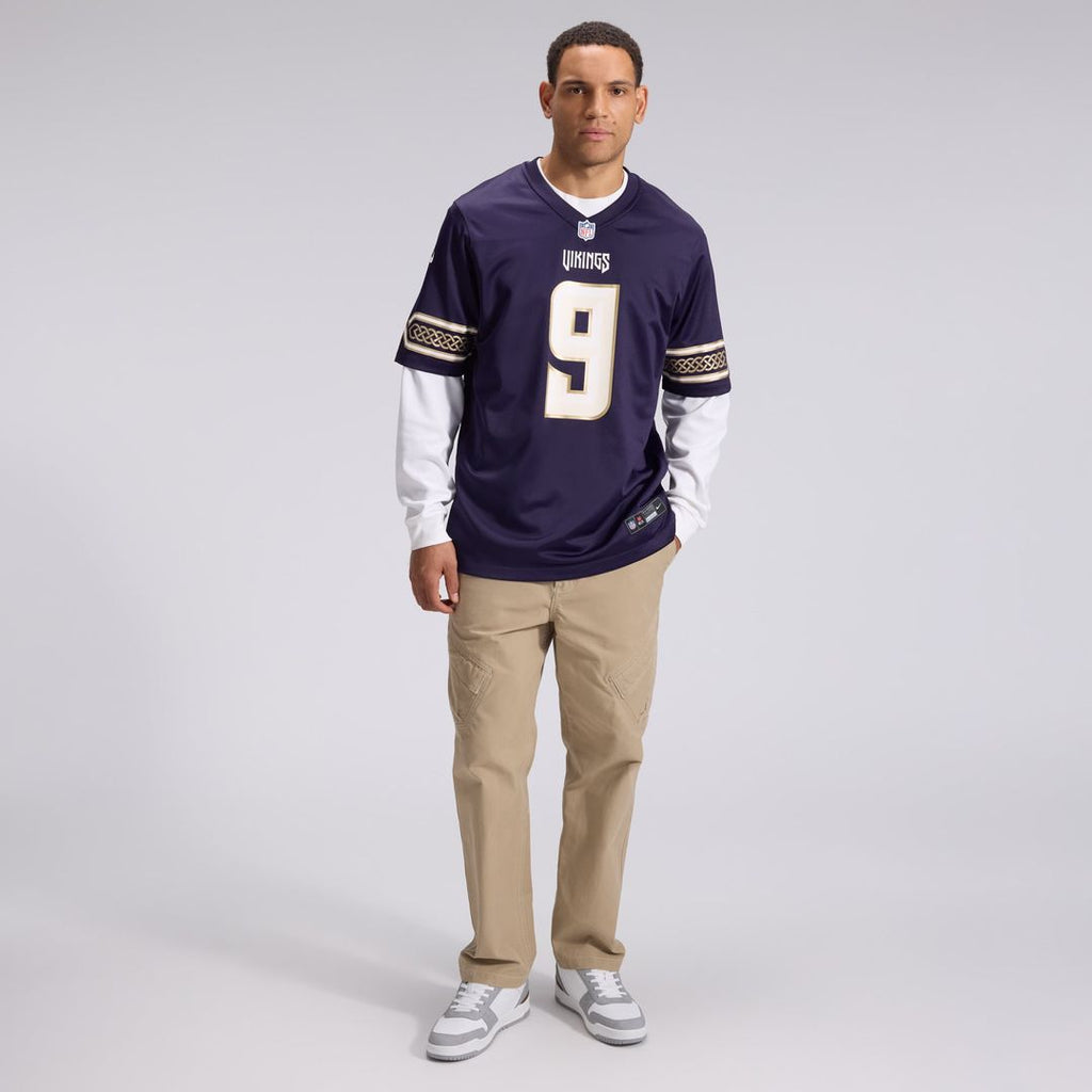 Minnesota Vikings J.J McCarthy Nike 2026 Rivalries Collection Game Jersey - Purple
