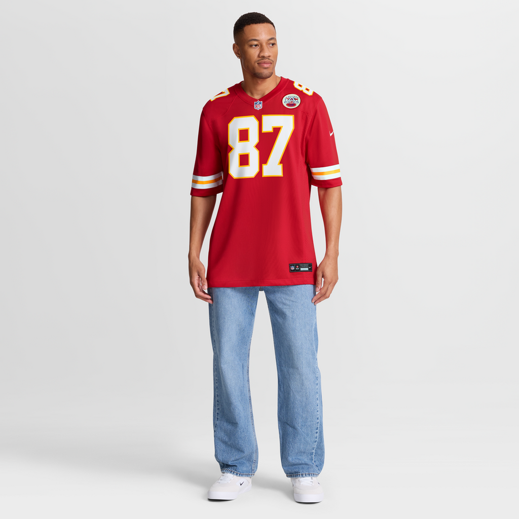 Kansas City Chiefs Travis Kelce Nike Player Game Jersey - White