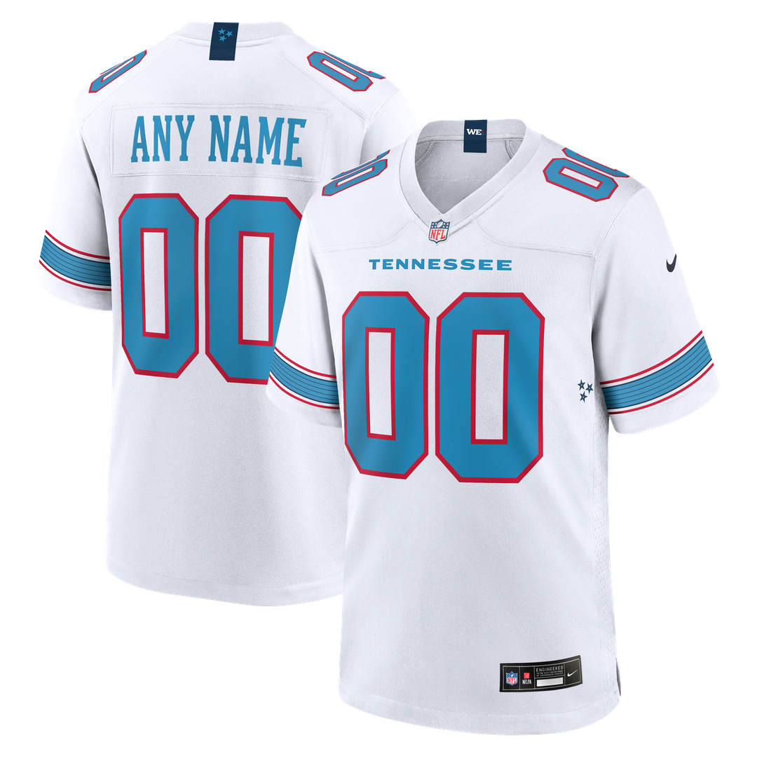Tennessee Titans Nike Game Custom Jersey - White
