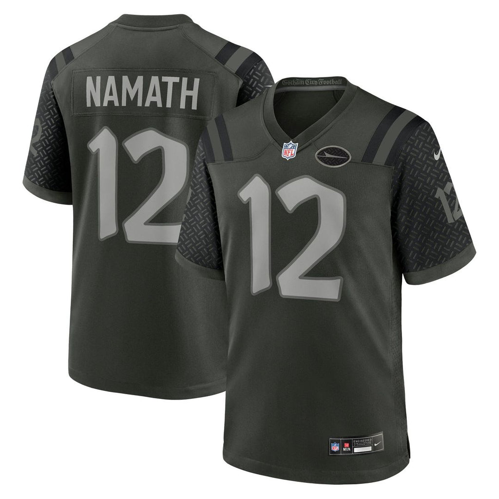 New York Jets Joe Namath Nike Rivalries Collection Retired Player Game Jersey - Green