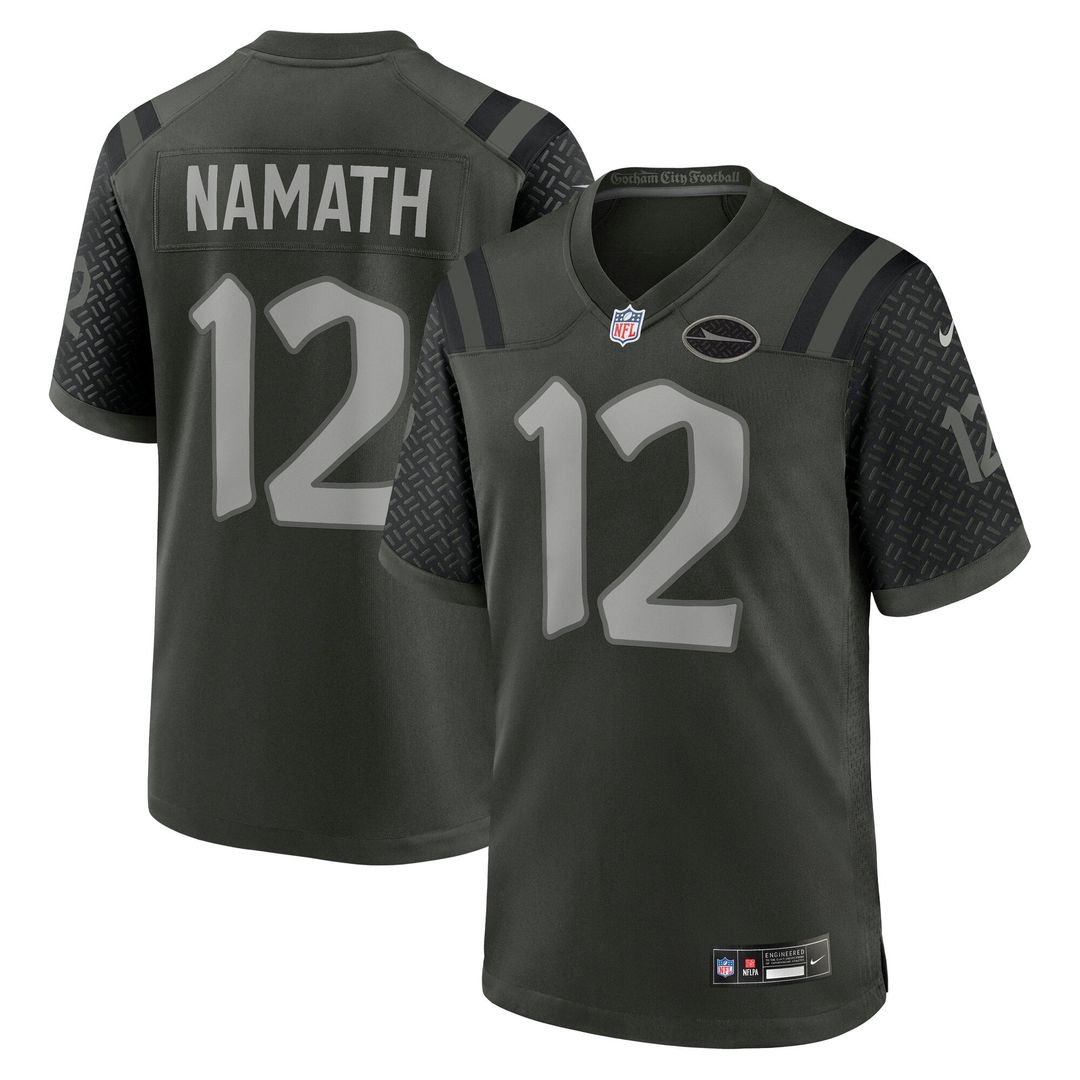 New York Jets Joe Namath Nike Rivalries Collection Retired Player Game Jersey - Green