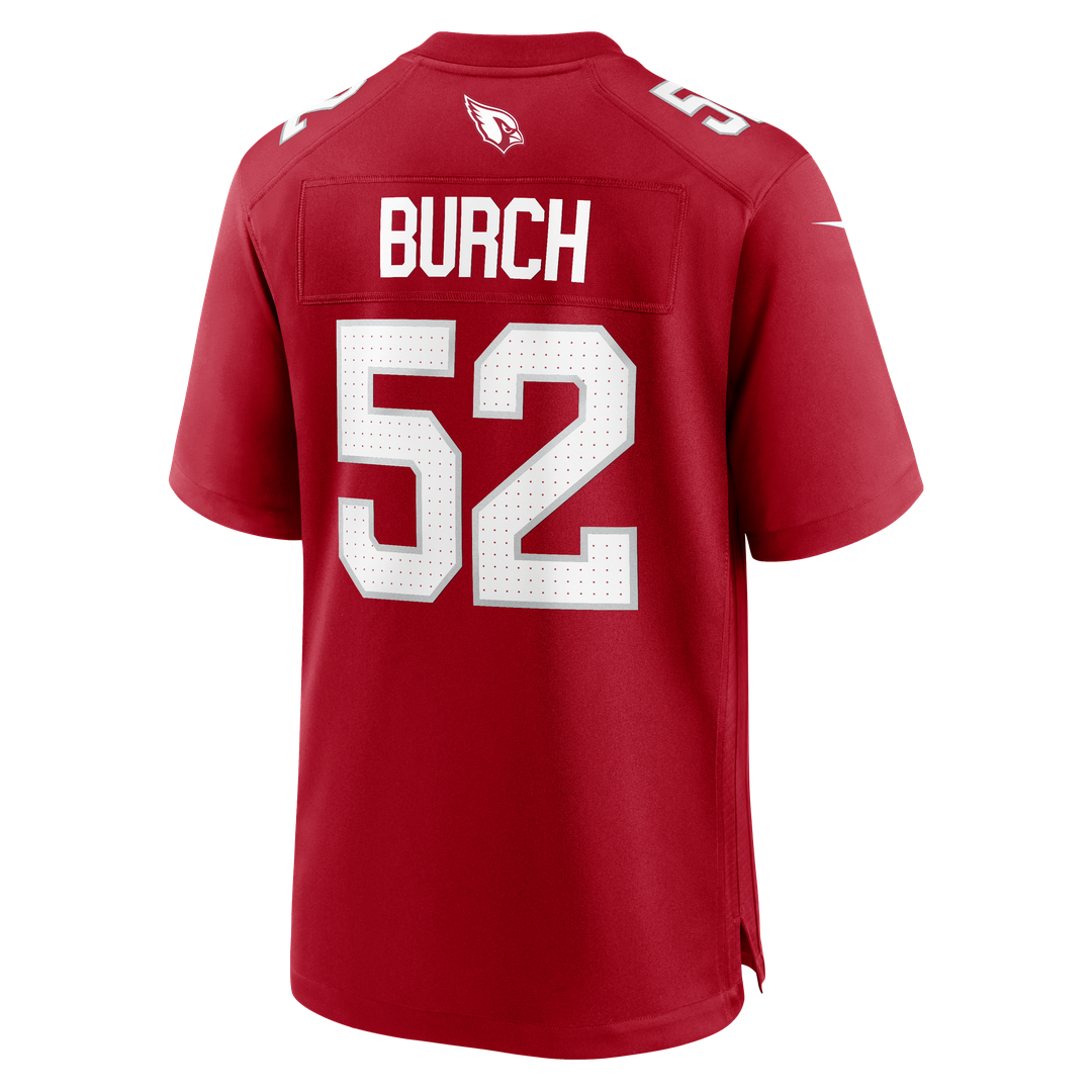 Arizona Cardinals Jordan Burch Nike Team Game Jersey - Cardinal