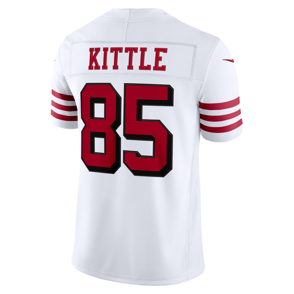 San Francisco 49ers George Kittle Nike Alternate Vapor F.U.S.E. Stitched Limited Jersey - White