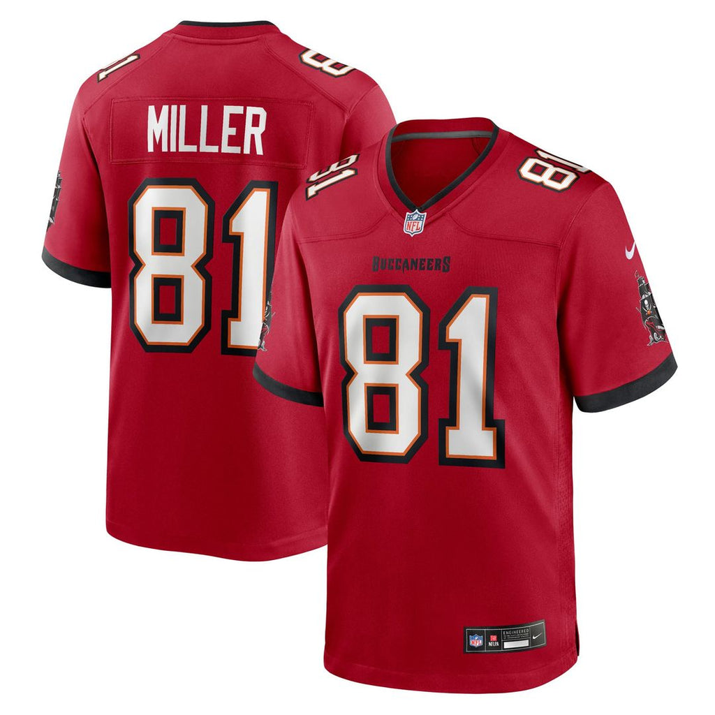 Tampa Bay Buccaneers Ryan Miller Nike Team Game Jersey - Red
