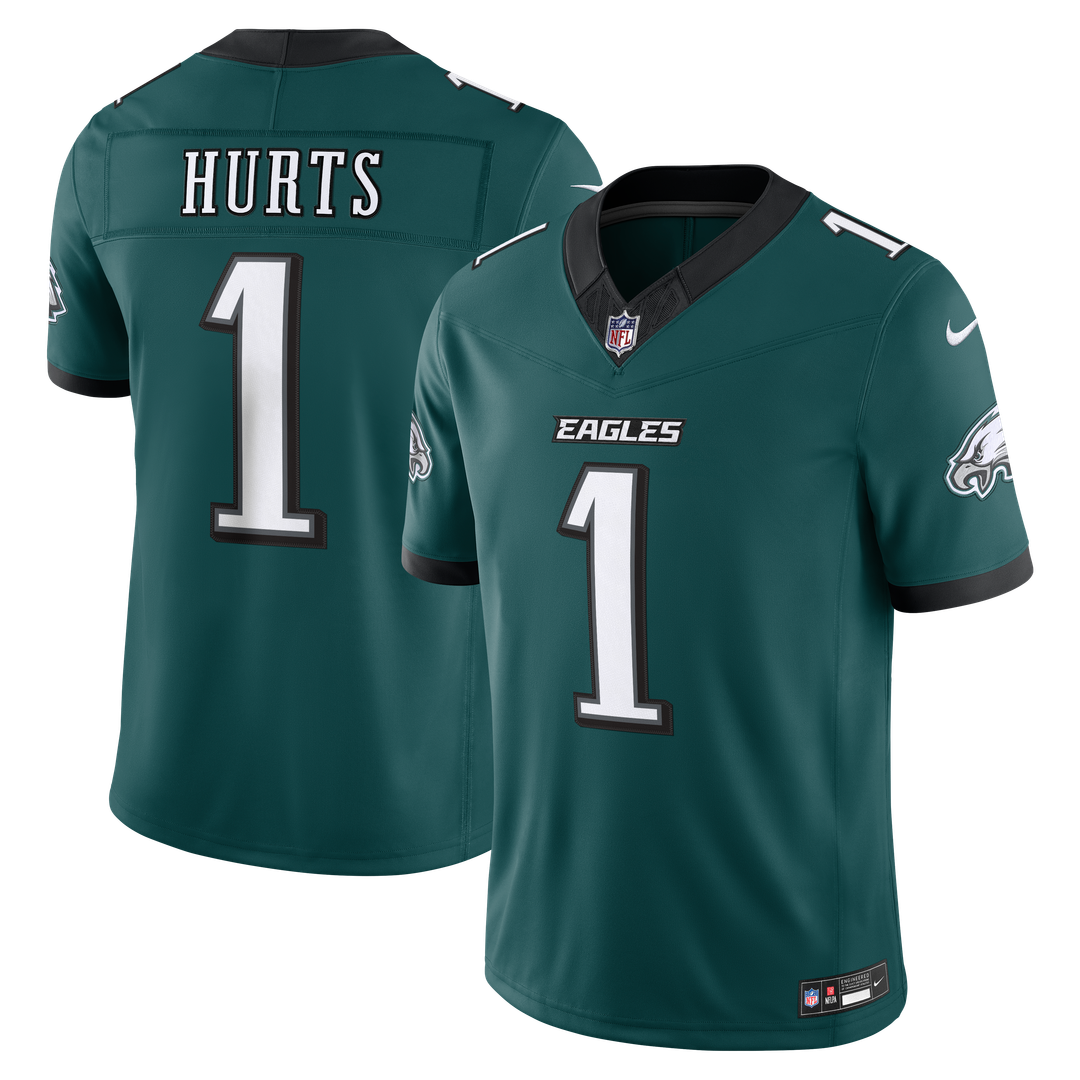 Philadelphia Eagles Jalen Hurts Nike Alternate Vapor F.U.S.E. Stitched Limited Jersey - Kelly Green